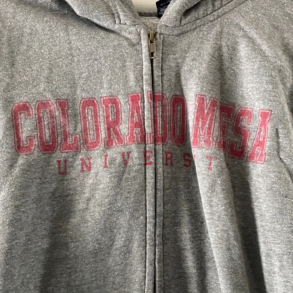 Colorado Mesa University Gray Full-Zip Hoodie - Picture 2 of 3
